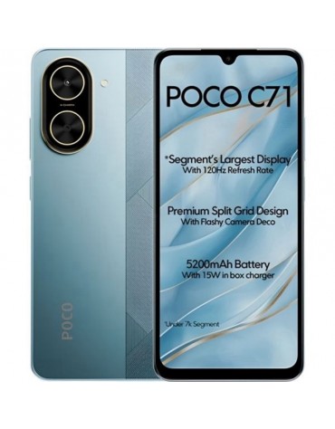 CEL XIAOMI POCO C71 4/128 AZUL