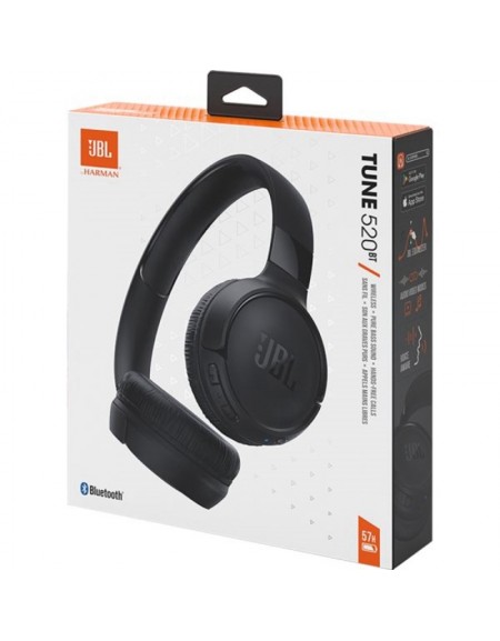 AURICULAR JBL BT TUNE 520BT PRETO