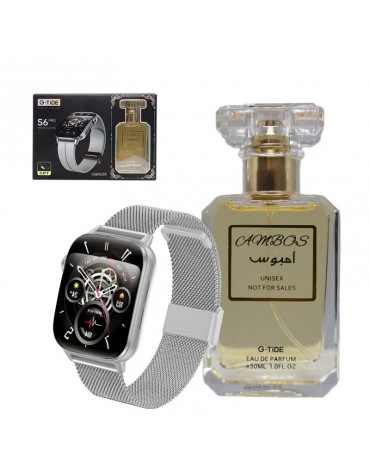 GTIDE SMART WATCH S6 PRO BRANCO + AMBOS PERFUME