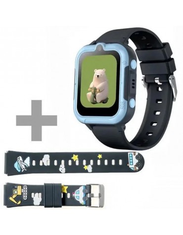 BLULORY RELOJ SMART KIDS U88 4G+GPS LTE GRAY