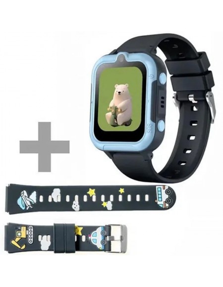 BLULORY RELOJ SMART KIDS U88 4G+GPS LTE GRAY