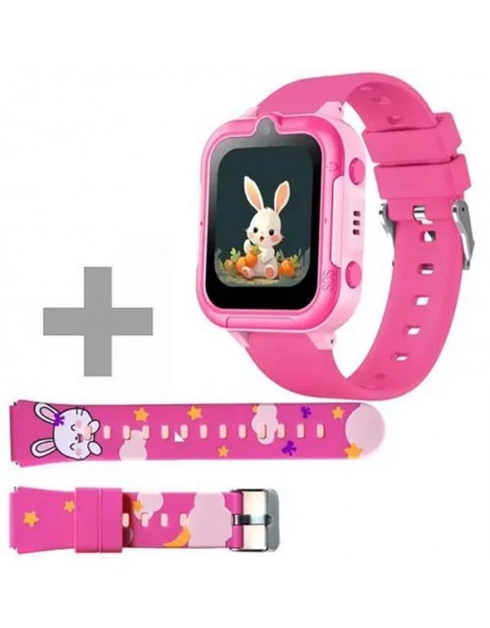 BLULORY RELOJ SMART KIDS U88 4G+GPS LTE PINK