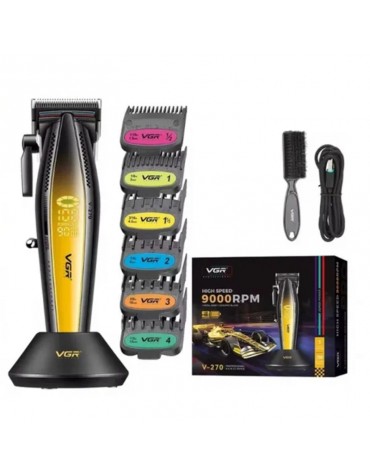 VGR BARBEADOR ELETRICO V-270 PROFISSIONAL 250 MIN RECARREGAVEL