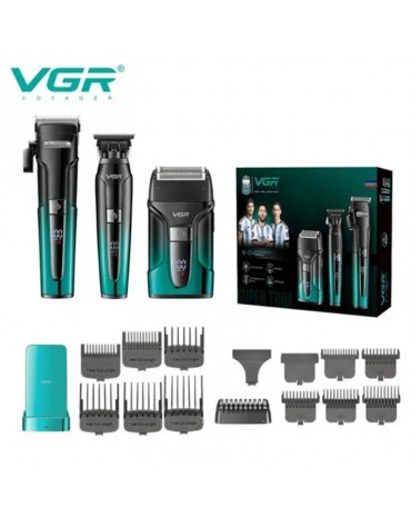 CORTA CABELO KIT VGR V-694 PROFESSIONAL SET PAC