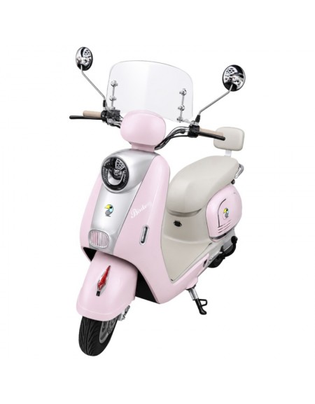 MOTO ELETRICA BLULORY MILAN PRO 20AH 1000W ROSA/BRANCO
