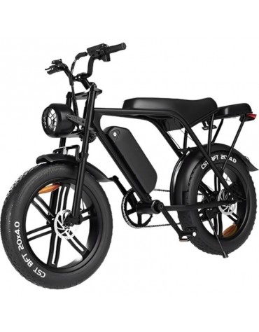MOTO ELETRICA BLULORY V8 EBIKE 15AH 750W PRETO