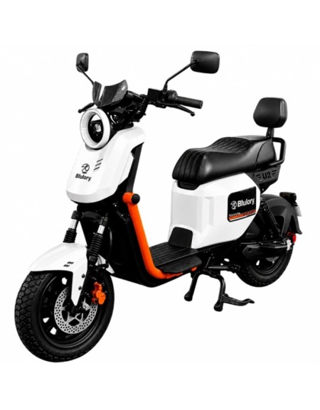 MOTO ELETRICA BLULORY U2 BRANCO 20AH 1000W