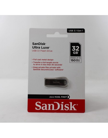 PENDRIVE SANDISK ULTRA LUXE 32GB USB 3.1 150MBS