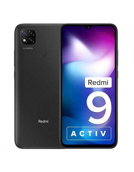 Celular Xiaomi Redmi 9 Acitv 6+128GB "Indu" Dual Sim Preto